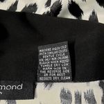 Blue Diamond Women's Top Size Medium Black White Tunic Long Sleeve Belted Photo 6