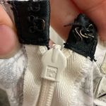 Eddie Bauer  French Toile Floral Black & White Cotton Skirt 6 Small Photo 4