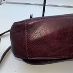 Madison West  Faux Wine Leather Woven Flap Crossbody Bag Photo 8