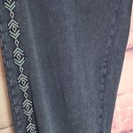Sundance FADED FIELDS NAVY SUNWASHED FLORAL EMBROIDERED JOGGER PANTS SMALL Photo 7