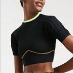 Ivy Park Womens New Adidas X  knitted Cropped Top In Black Photo 0