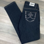 Blu Rein Rhinestone Embellished Low Rise Skinny Jeans Blue Juniors 5 Size undefined Photo 0