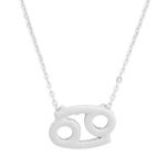 🆕Cancer Zodiac Astrology Pendant Necklace Silver Photo 1