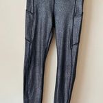 Lululemon Speed Up Tight Luminosity Foil Print Black Silver - Size 4 Photo 5