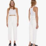 MOTHER The Patch Pocket Private Jeans White Size 28 Photo 1