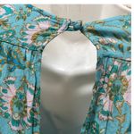 Free People  Hanalei Bay Maxi Dress Hawaii Breeze Combo. size L NWT Photo 6