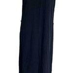 Cut Loose Medium Black Midi Dress Sleeveless Boho Lagenlook Photo 0