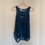 3.1 Phillip Lim  | Silk Sleeveless Blue Printed Sleeveless Top Blouse 2 Photo 3