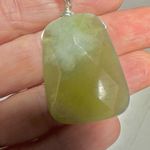 Natural jade pendant necklace Green Photo 11