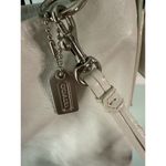 Coach  1415 Slim White Leather Soho Crossbody Shoulder Bag With Tassel Photo 2