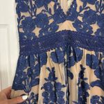 For Love & Lemons  Blue Temecula Short Sleeve Dress NWT Photo 7