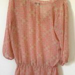 CAbi Shear Tie Tunic Mini Dress Coverup Pink Tank Size Small Photo 1