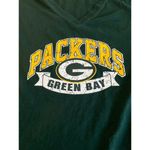 NFL  Team Apparel Green Bay Packers Short Sleeve VNeck TShirt Green Size XL Photo 4
