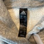 Adidas  grey hooded fleece lined sweatshirt size sml Photo 5