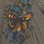 Just My Size Grey long sleeve butterfly print i Photo 2