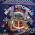 Disney Stitch ugly Christmas sweater light up xl Photo 7