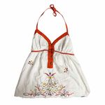 Roxy Y2K Reworked Embroidered Halter Top Size XS Photo 1