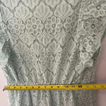 A New Day mint floral lace sloped hem dress, size M Photo 6