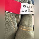 Levi's Levi’s vintage Olive and Black Canvas Tote Bag Photo 4