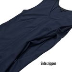 Theory  Navy Blue Chic Careerwear Going Out Mini Dress Women’s Size S Photo 5