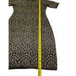 Calvin Klein  Gray Animal Print Bodycon Sweater Dress Women's Size Small | H1-636 Photo 9