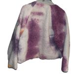 Ivory Ella  Purple and White Sherpa Jacket Photo 1