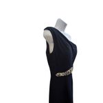 Eliza J  Blue Sparkle One Shoulder Asymmetrical Neckline Gown Size 6 Gala Wedding Photo 14