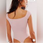 Free People Off to the Races Boatneck Bodysuit in Ballet Slipper Size XS NWT Photo 8