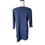 Lands End Womens Dress Nylon Spandex Blend Blue Summer Stretch Medium Photo 1
