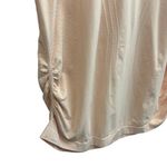 Athleta  Speedlight Ruched Side Light Pink Athletic Tee Shirt XL Workout Slimming Photo 2