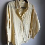 Le lis  Yellow Button Down Shirt Photo 1