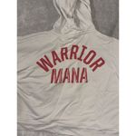 Under Armour Womens Medium Project Rock Terry Hoodie Cream Red *** Photo 5