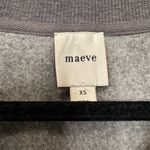 Maeve  Anthropologie Bow Puff Sleeve Gray Crewneck Size XS Photo 3