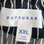 Pop sugar black striped dress ankle pants Photo 5