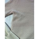 Gap Ombre Waffle Knit Balloon Sleeve Top Small Yellow Pink Cozy Wool Lounge Photo 3