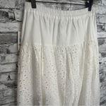 1. State EUC  White Eyelet A-Line Skirt Size Small with Tags Photo 9