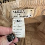 Alexia Admor Alexia for  Champagne Bow Front Mini Cocktail Dress Size Medium Photo 3