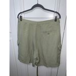 Tommy Bahama  Women's‎ Cargo Shorts Green Size 16 Solid Silk Casual Photo 3
