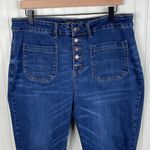 Judy Blue Skinny Fit High Waist Jeans Womens Size 18W Button Fly Dark Wash Denim Photo 3
