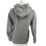 Cherry Women's Gray Embroidered Logo Hoodie Hooded Pocket Sweatshirt Top Size S Photo 1