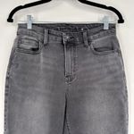American Eagle Charcoal Gray Super Hi Rise Mom Jeans Size 4 Photo 2