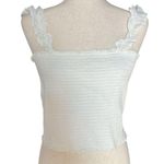 Aerie  Smocked tank top with ruffle sleeve Photo 0