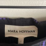 Mara Hoffman Tulay Midi Skirt Penny Plaid Black And Purple Photo 9