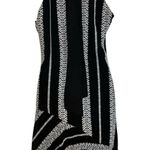 Donna Karan New York Black/White Texture Asymmetrical Hem Dress EUC 6 Photo 7