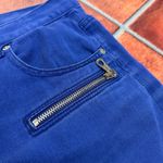 Izzue Zipper Detail Denim Shorts Size 29 Blue Photo 5