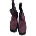 Nordstrom  Rack | NWOT | Size 9.5 | Lug Sole Faux Suede Boot Bootie in Cranberry Photo 2