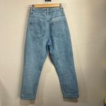 Princess Polly Patchwork Jeans Women Light Denim High Rise Straight Leg Size 2 Photo 4