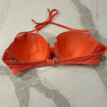 Aerie Audrey Padded Push Up Underwire Bandeau Swim Bikini Top Crochet Womens 36C Photo 3