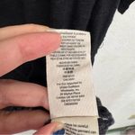 Free People We the Free Head In The Clouds Linen Blend Tee Black Size Small Photo 9