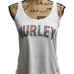 Hurley Tank Top Womens Size Small White Sleeveless Hurley Logo Streetwear Casual Photo 0